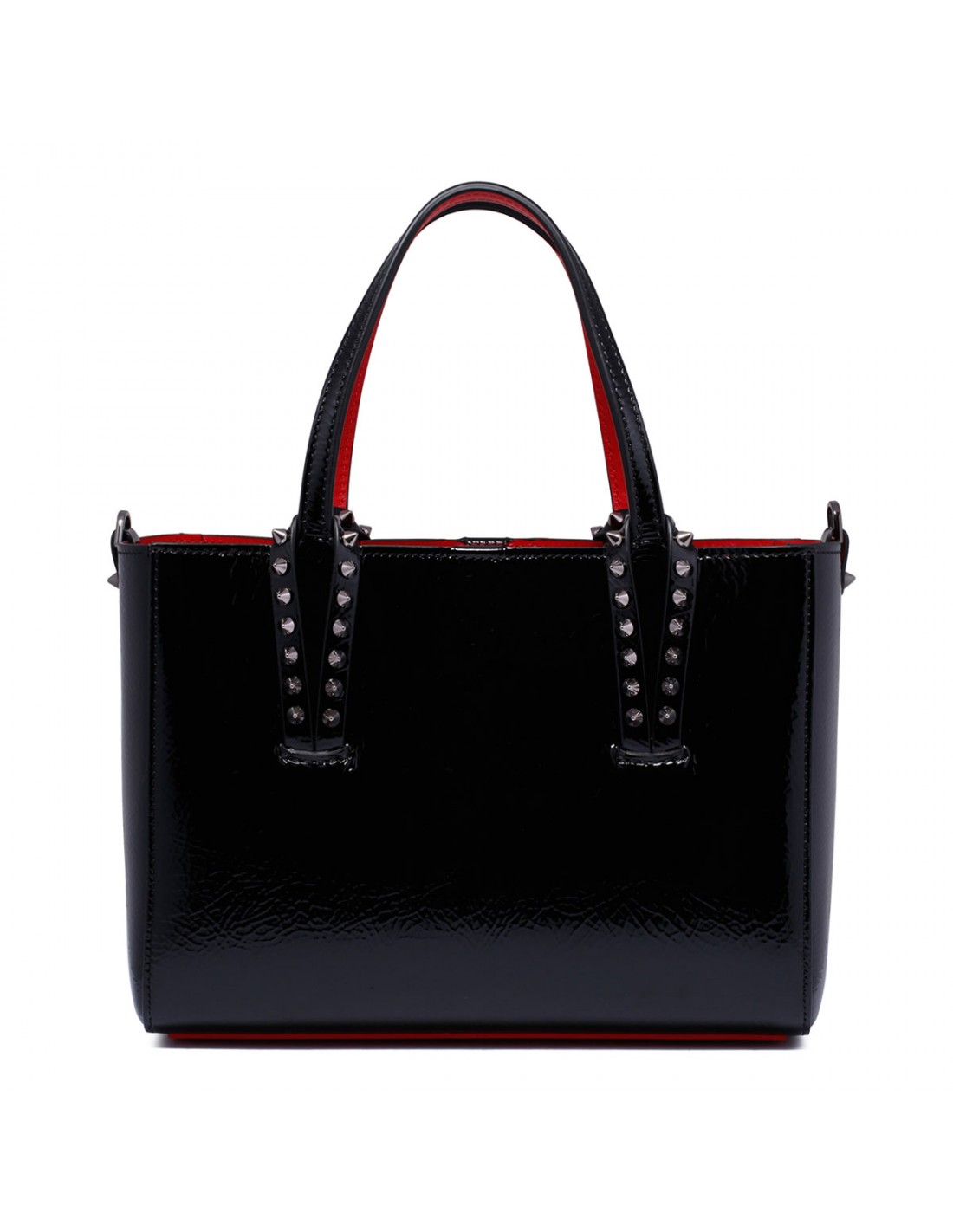 Cabata mini patent tote bag