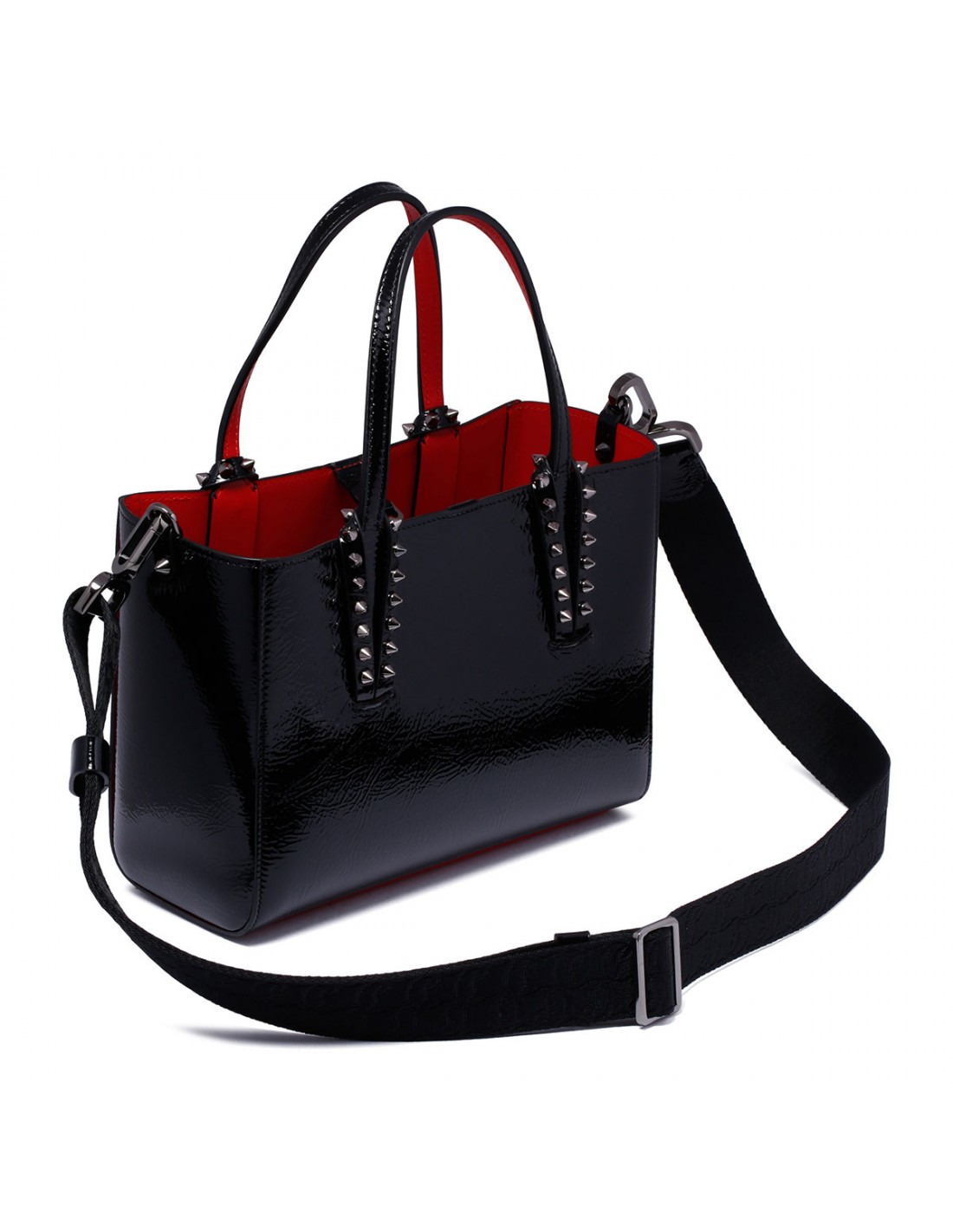 Cabata mini patent tote bag