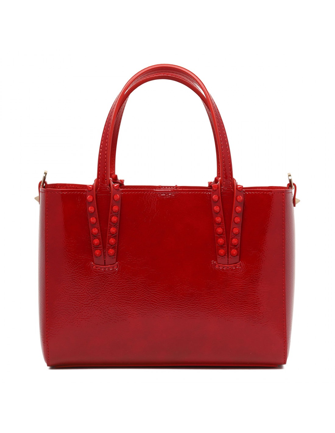 Cabata mini patent tote bag