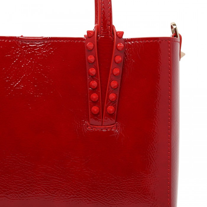 Cabata mini patent tote bag