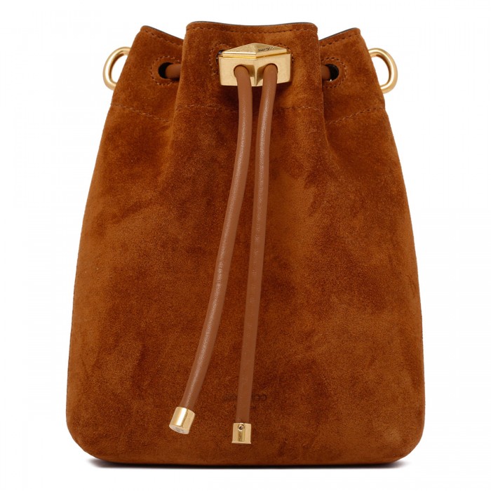 Chinch suede mini bucket bag