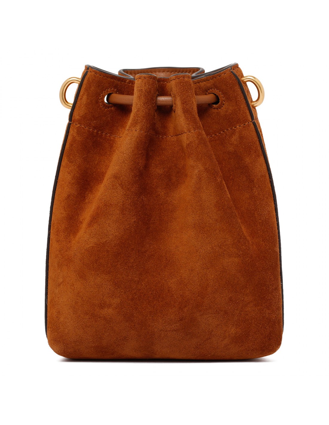 Chinch suede mini bucket bag