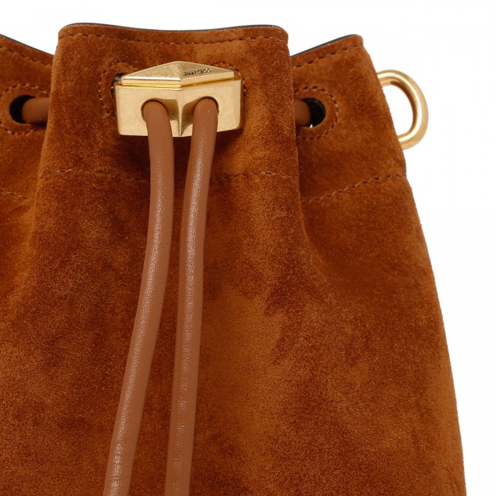 Chinch suede mini bucket bag