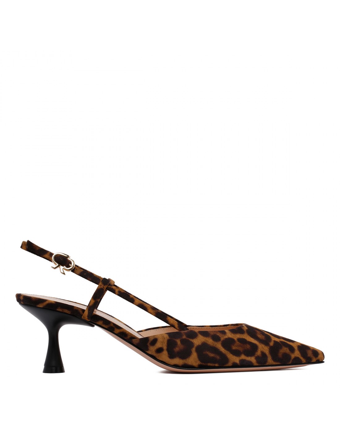 Ascent 55 leopard slingback pumps