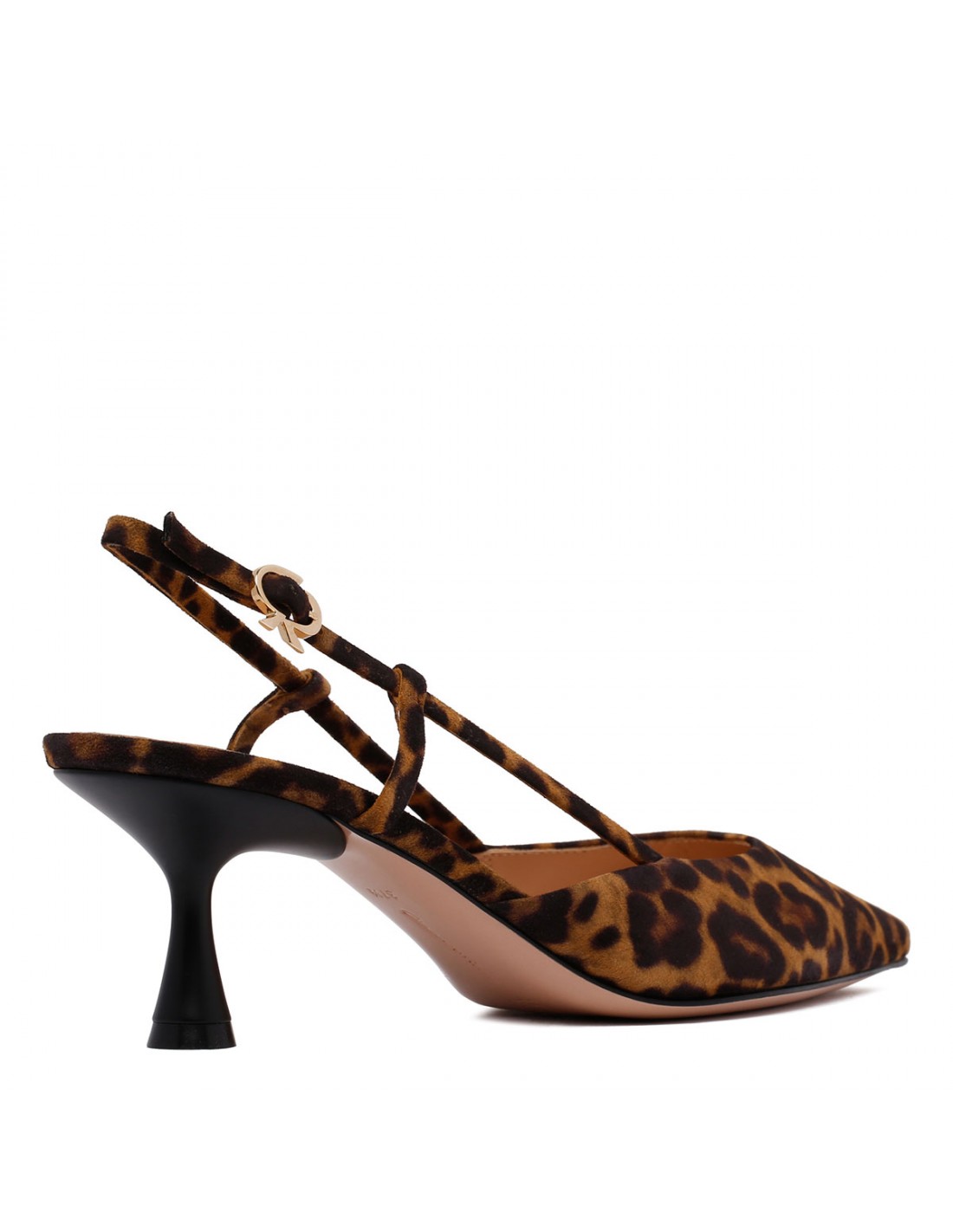 Ascent 55 leopard slingback pumps