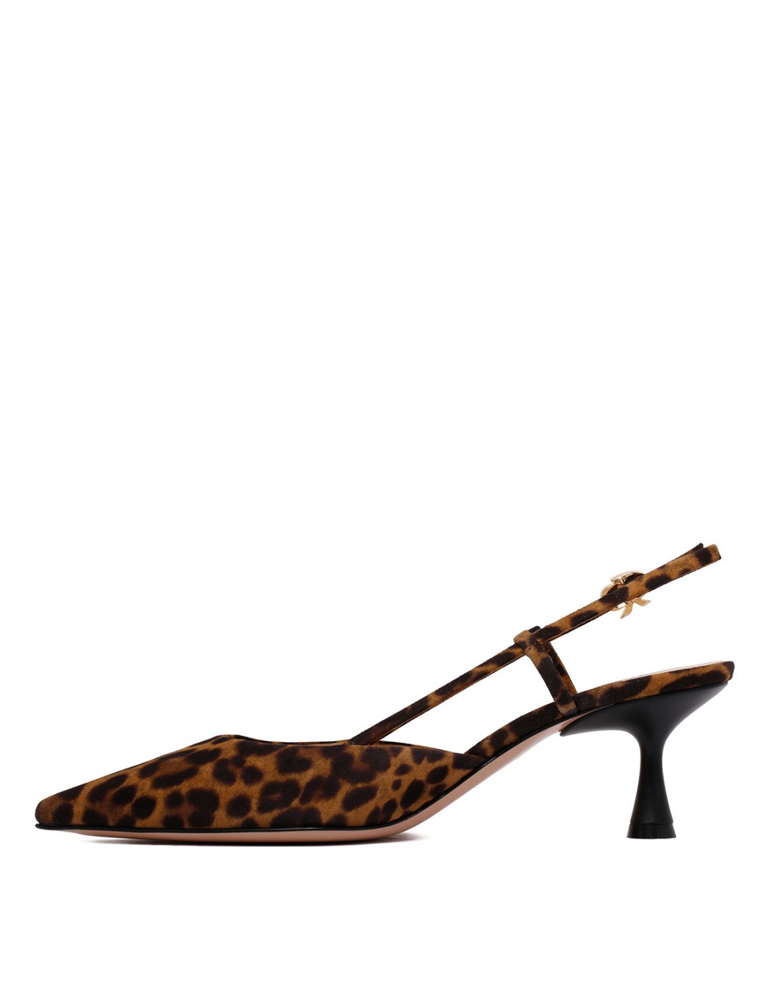 Ascent 55 leopard slingback pumps