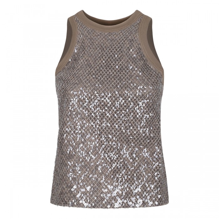 Sequin tank top