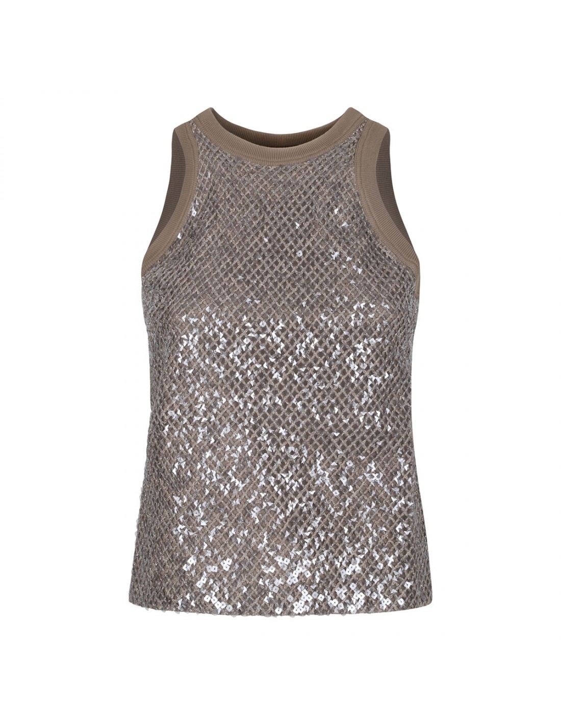 Sequin tank top