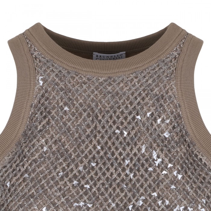 Sequin tank top