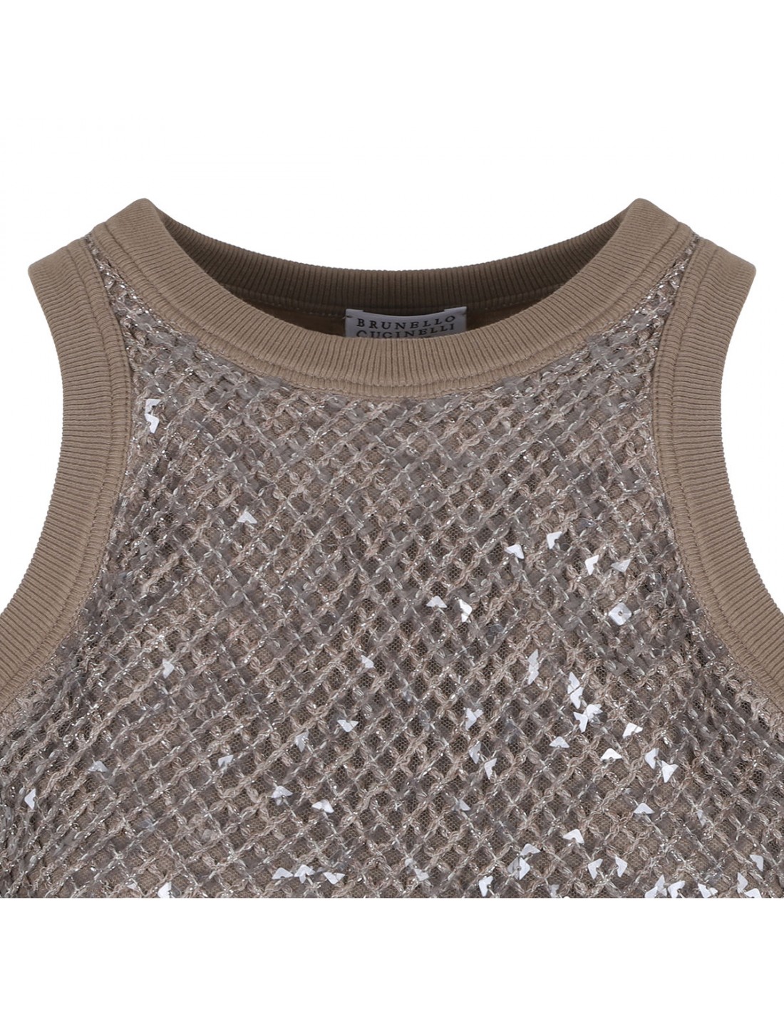 Sequin tank top