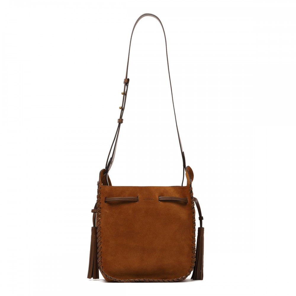 Silao suede bucket bag