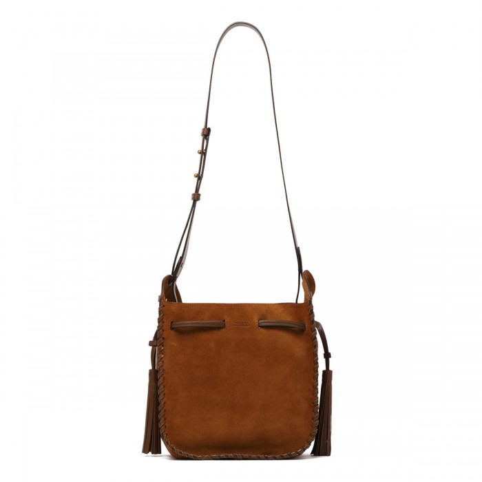 Silao suede bucket bag