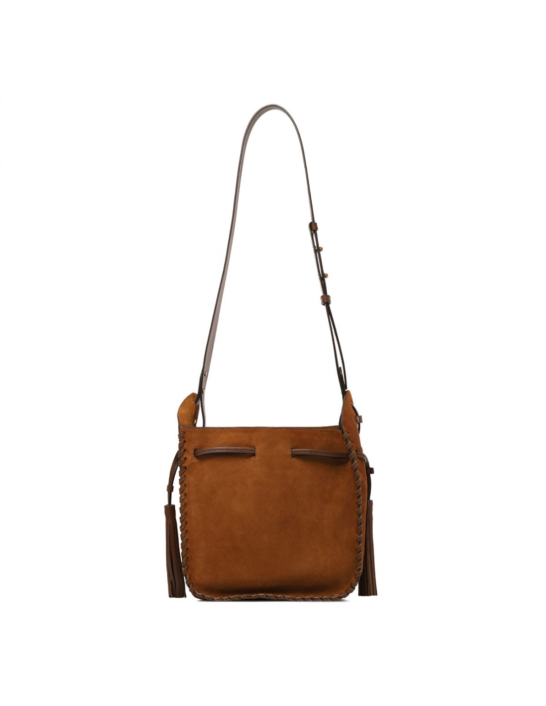 Silao suede bucket bag