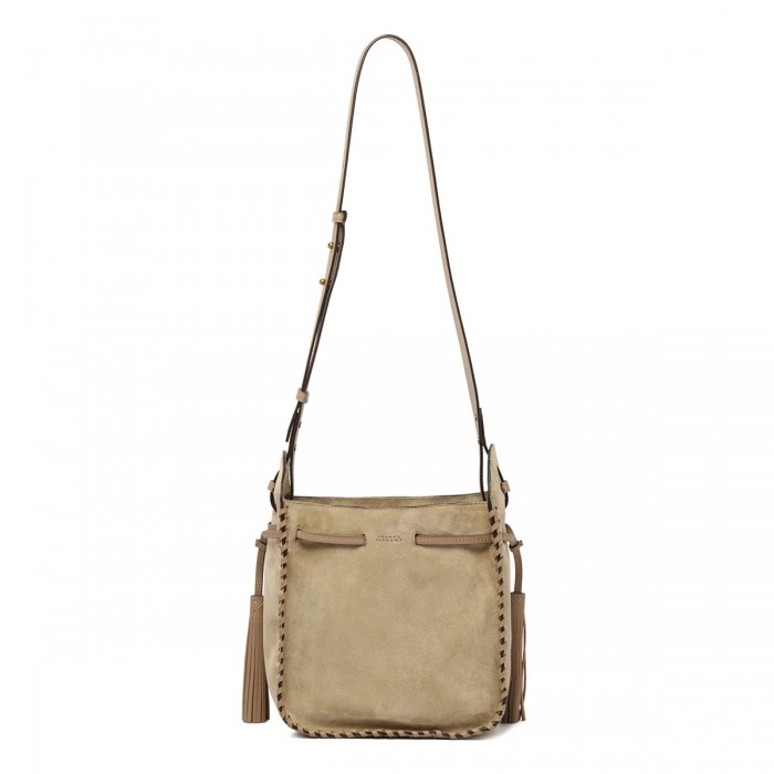 Silao suede bucket bag