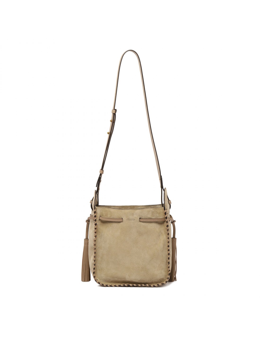 Silao suede bucket bag