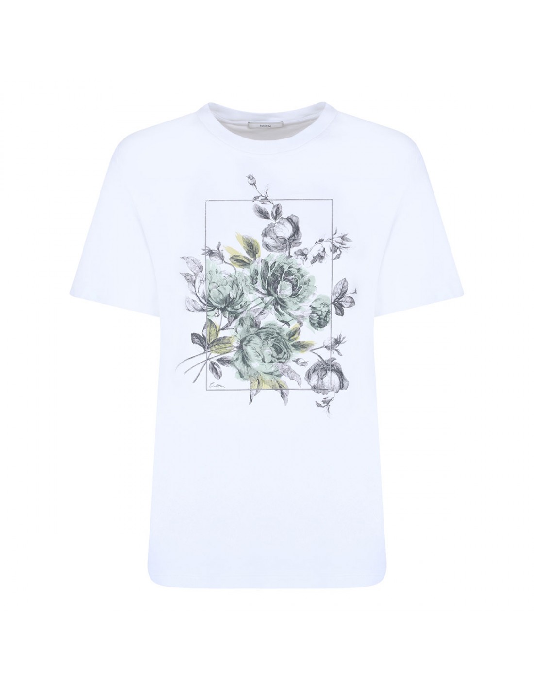 Floral motif T-shirt