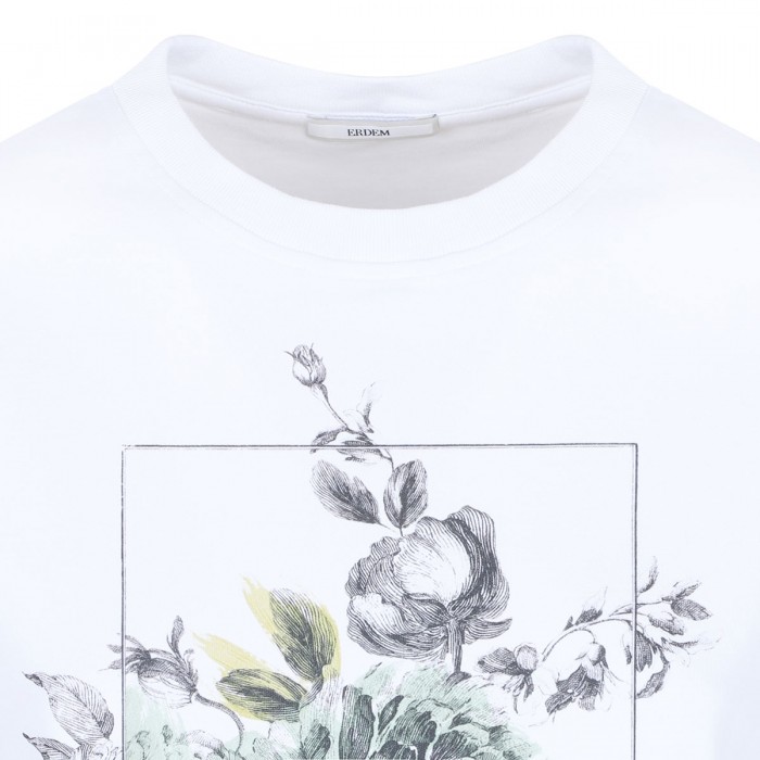 Floral motif T-shirt