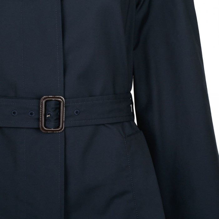 Orleans water-repellent twill trench coat