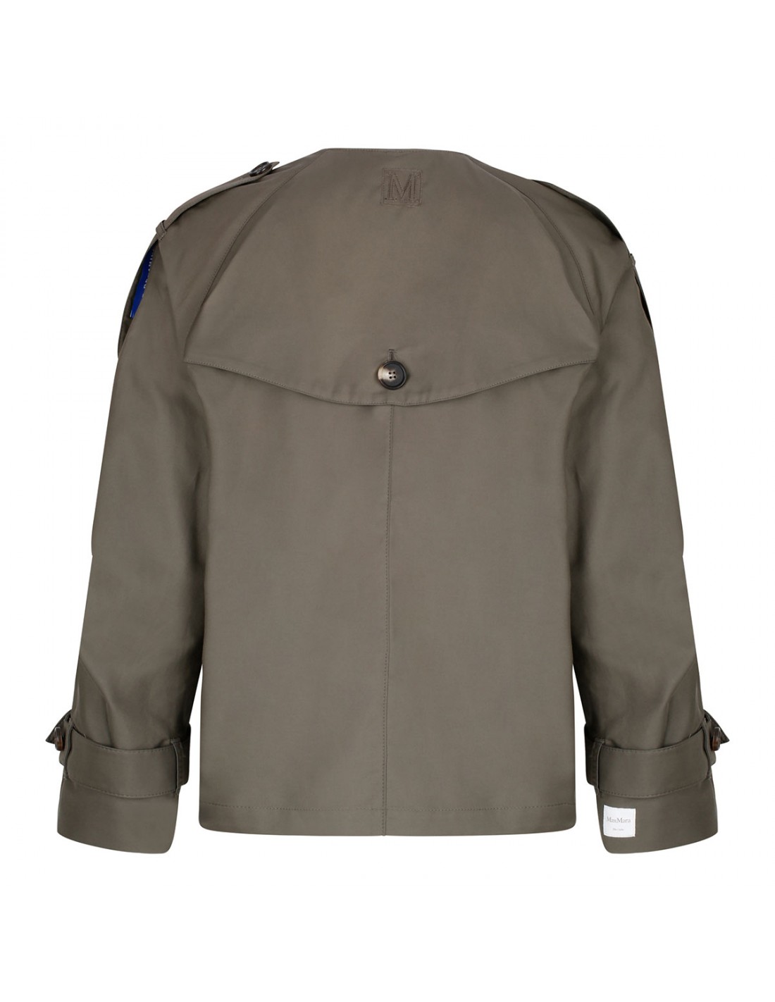 Jim water-repellent short trench coat