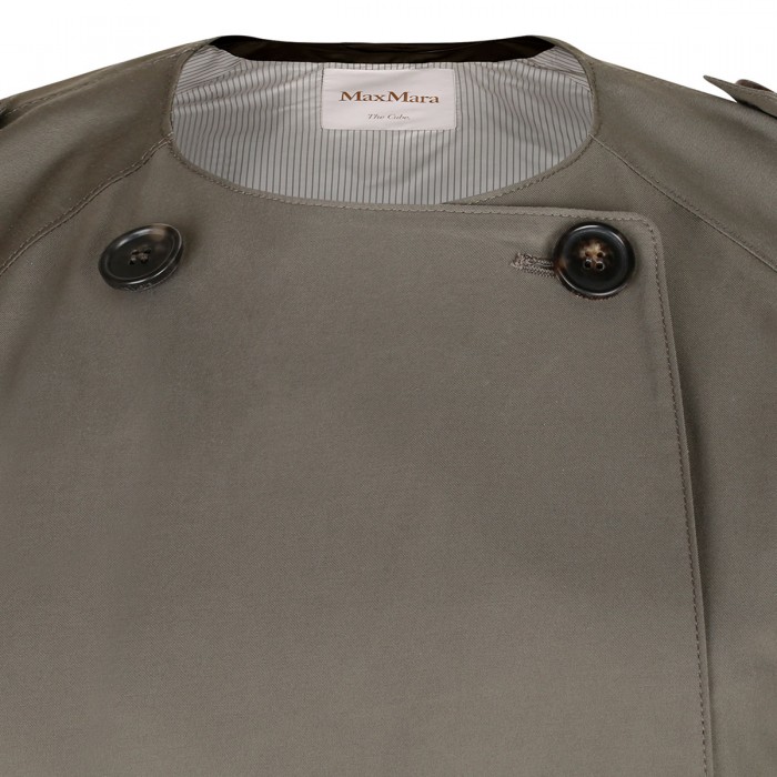 Jim water-repellent short trench coat