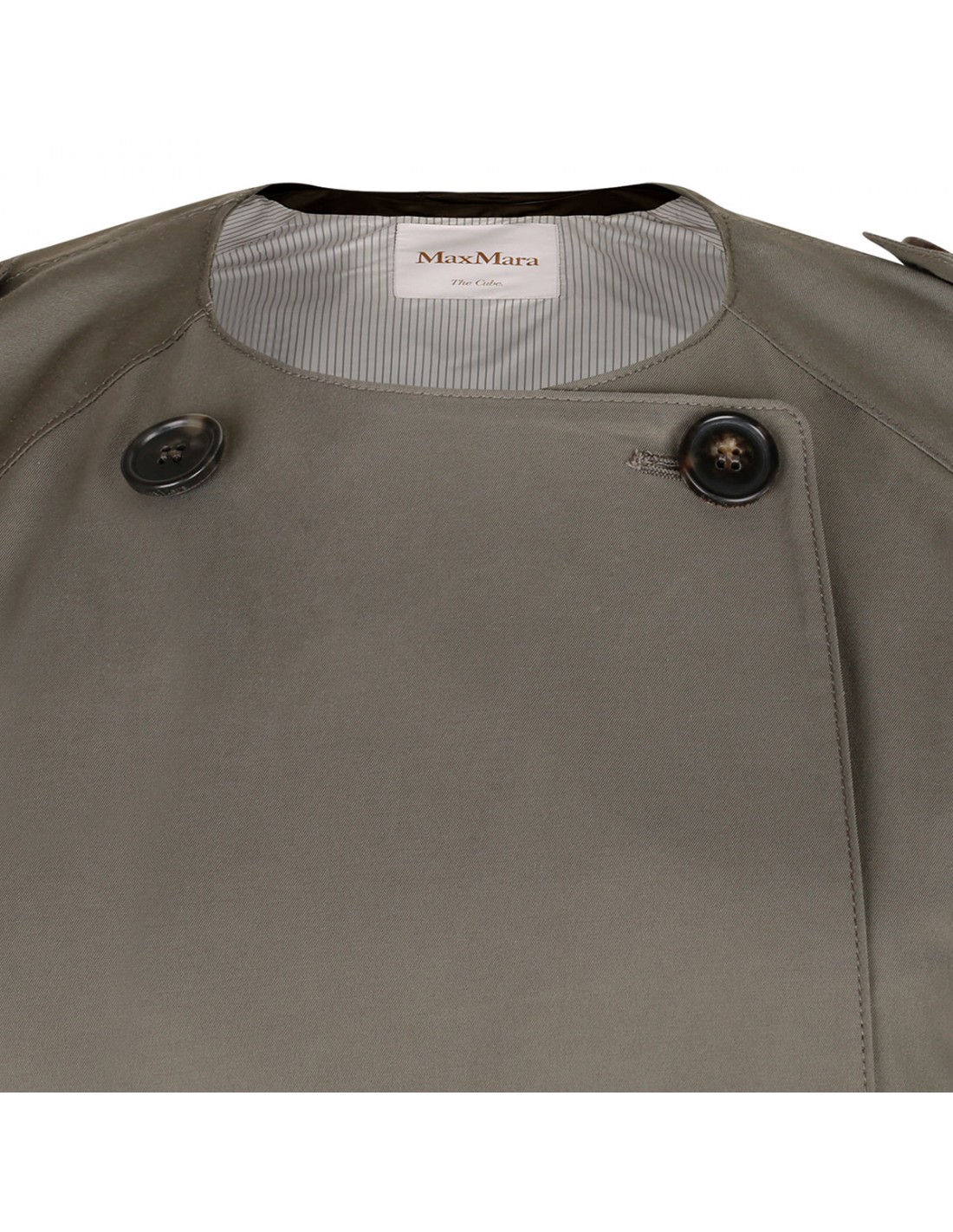 Jim water-repellent short trench coat