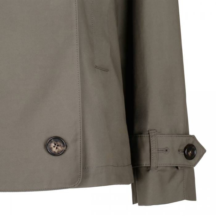 Jim water-repellent short trench coat