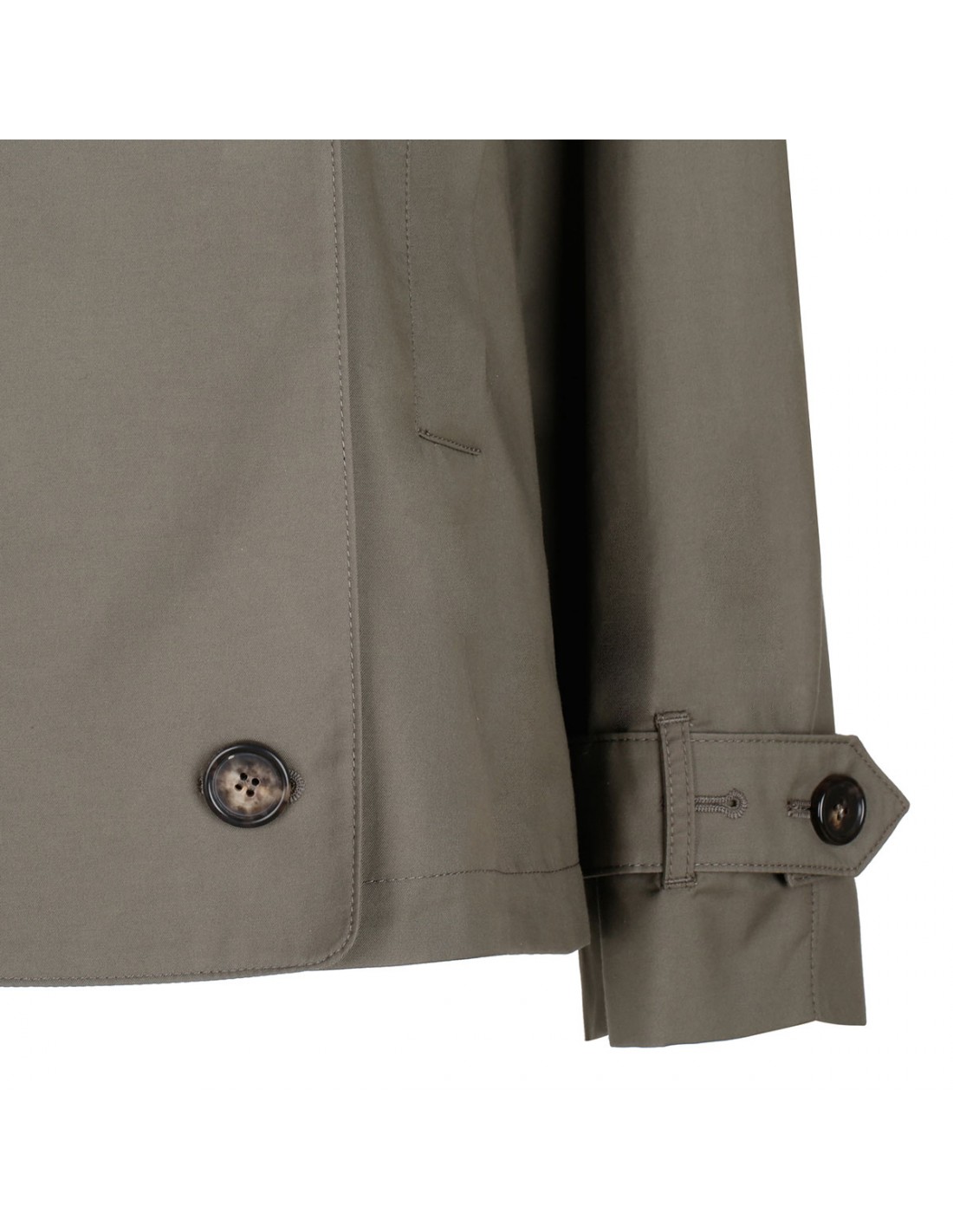 Jim water-repellent short trench coat