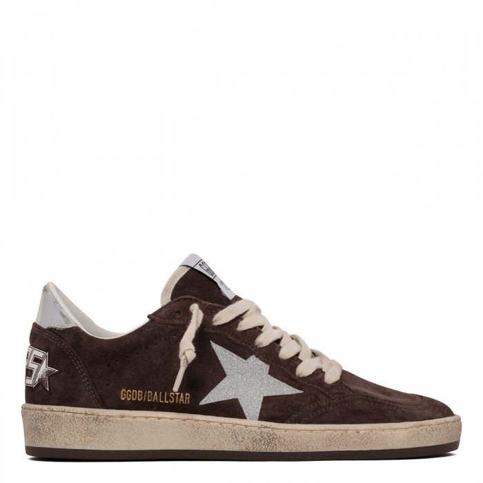 BallStar suede sneakers with glittery star