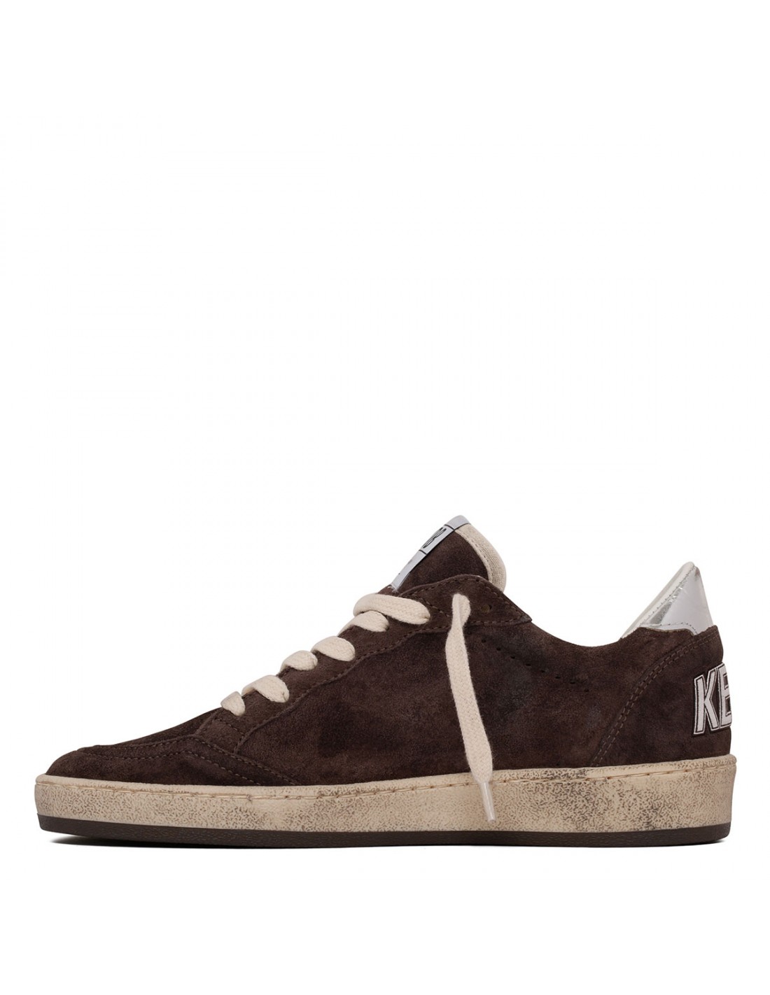 BallStar suede sneakers with glittery...