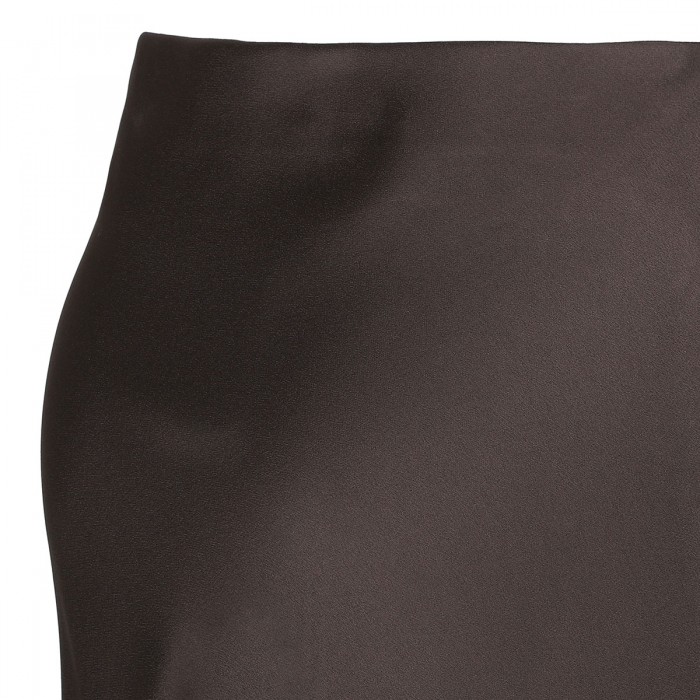 Satin cady skirt