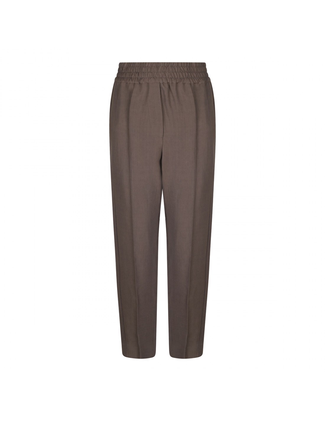 Viscose and linen baggy pants