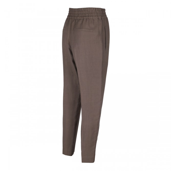 Viscose and linen baggy pants