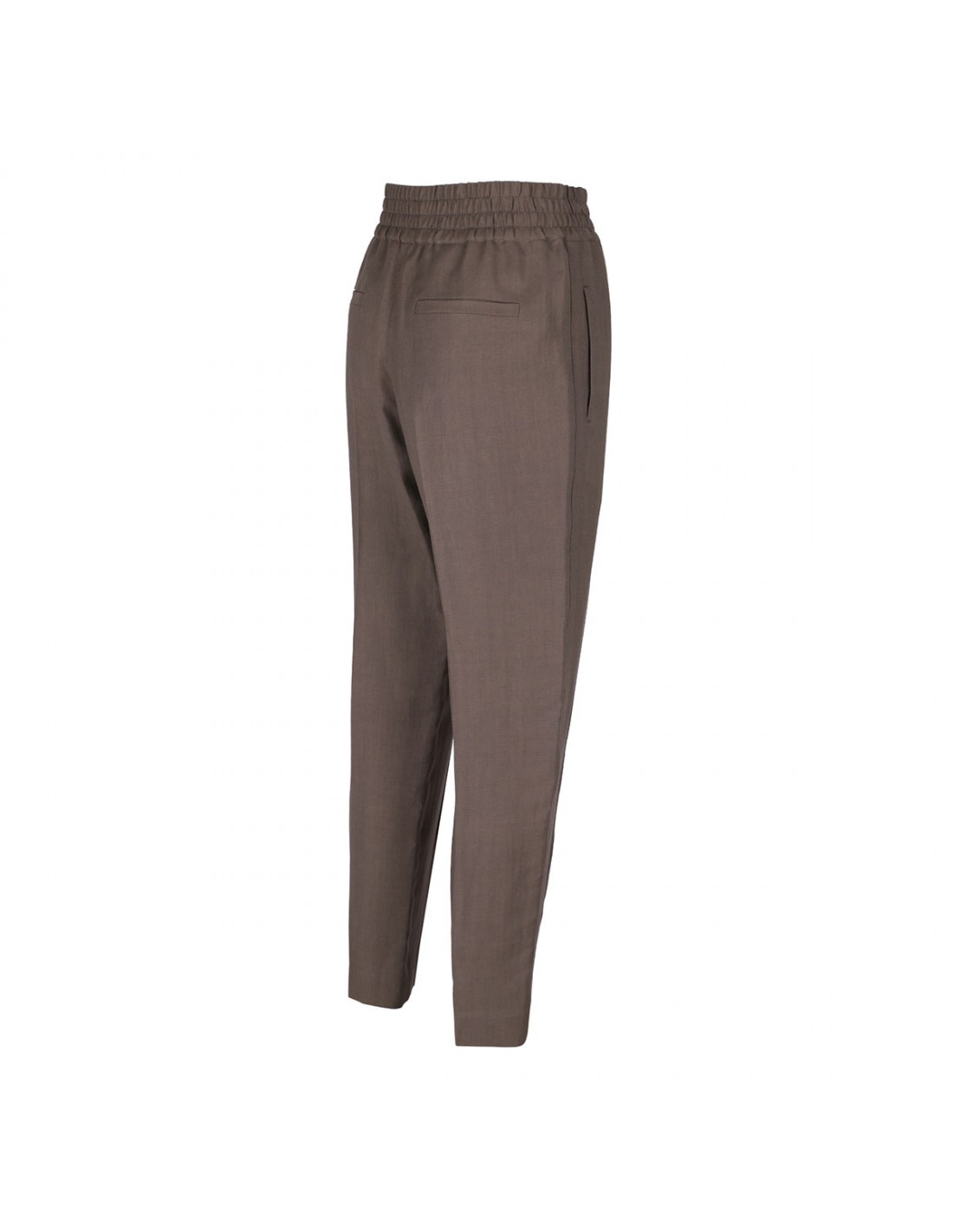 Viscose and linen baggy pants