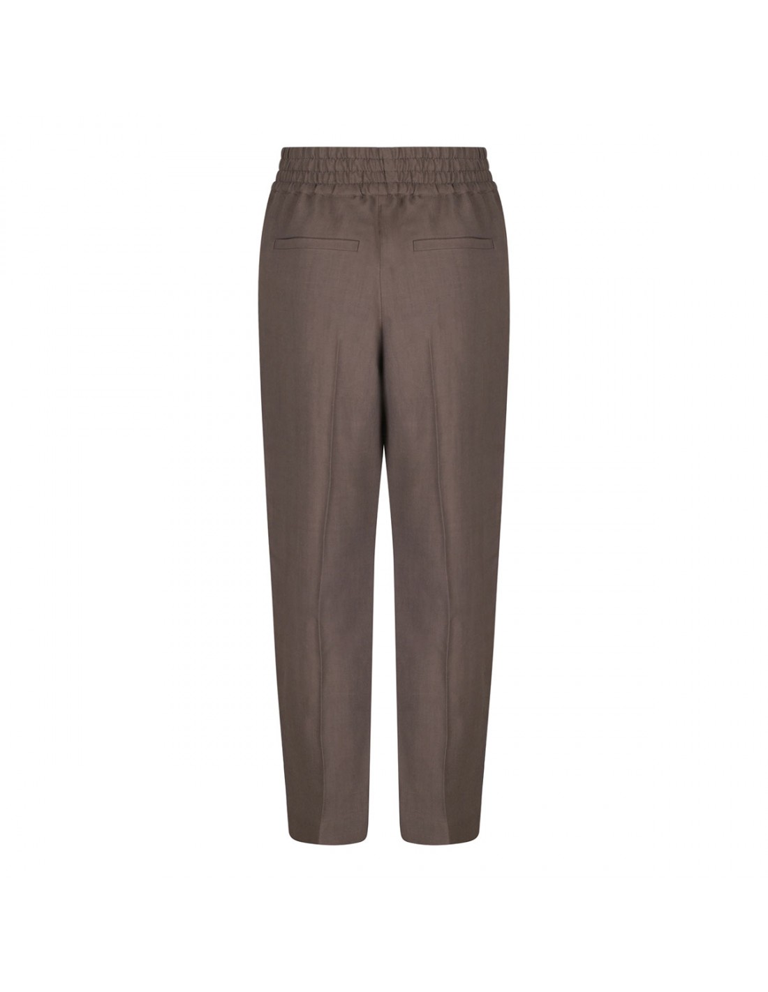 Viscose and linen baggy pants