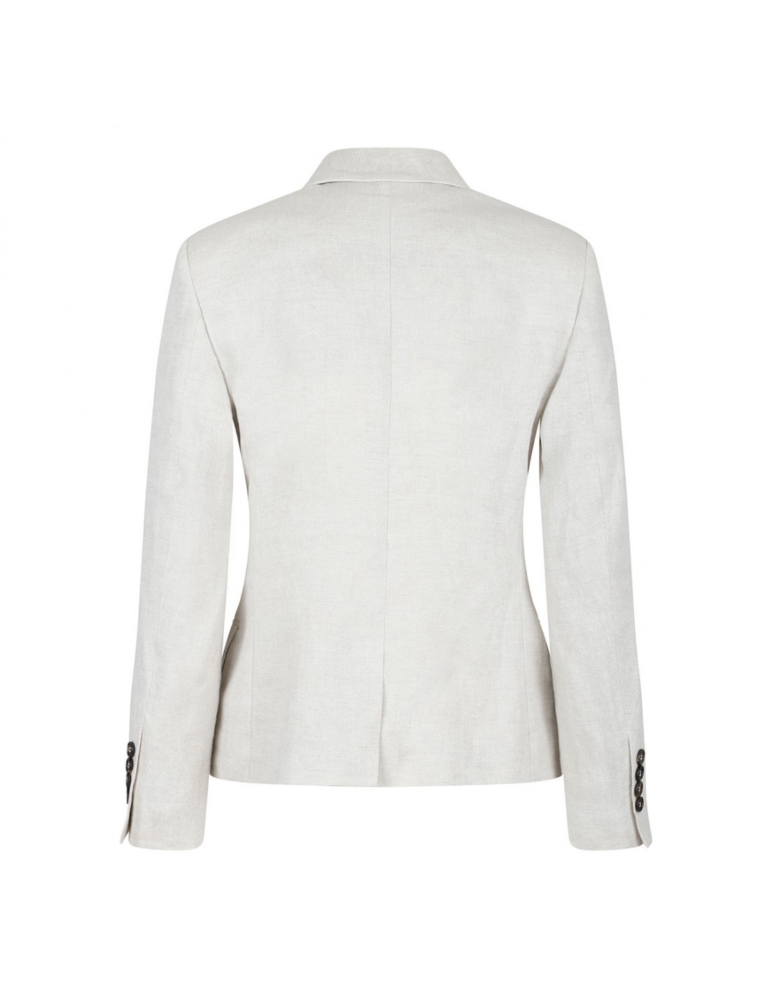 Linen canvas blazer with monili