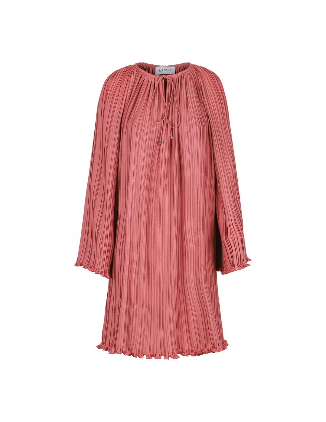 Pleated knee length dress