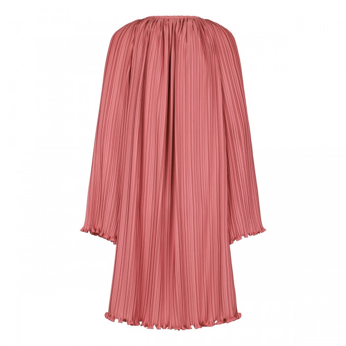 Pleated knee length dress