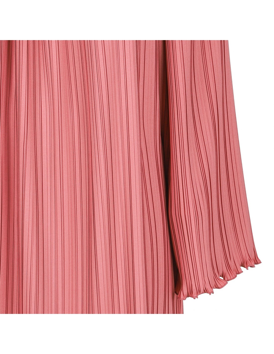 Pleated knee length dress