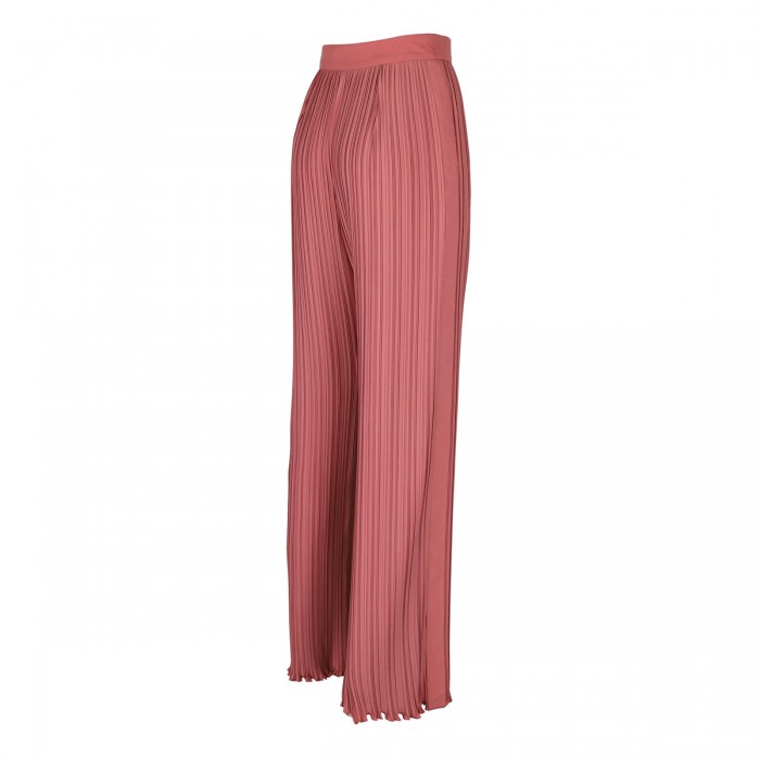 Peach pink pleated pants