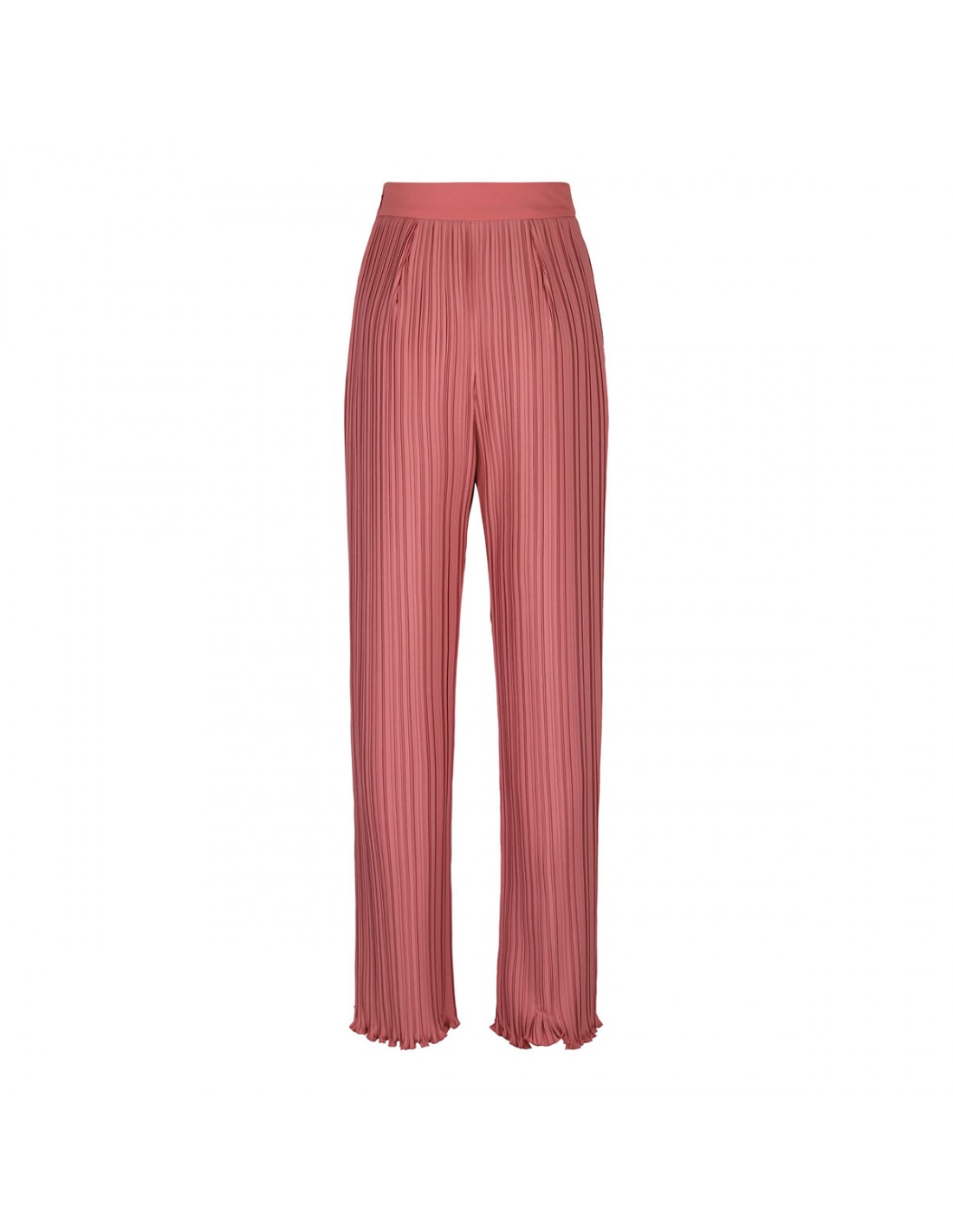 Peach pink pleated pants