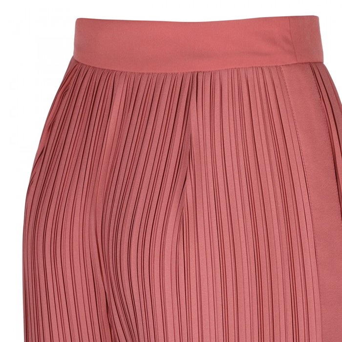 Peach pink pleated pants