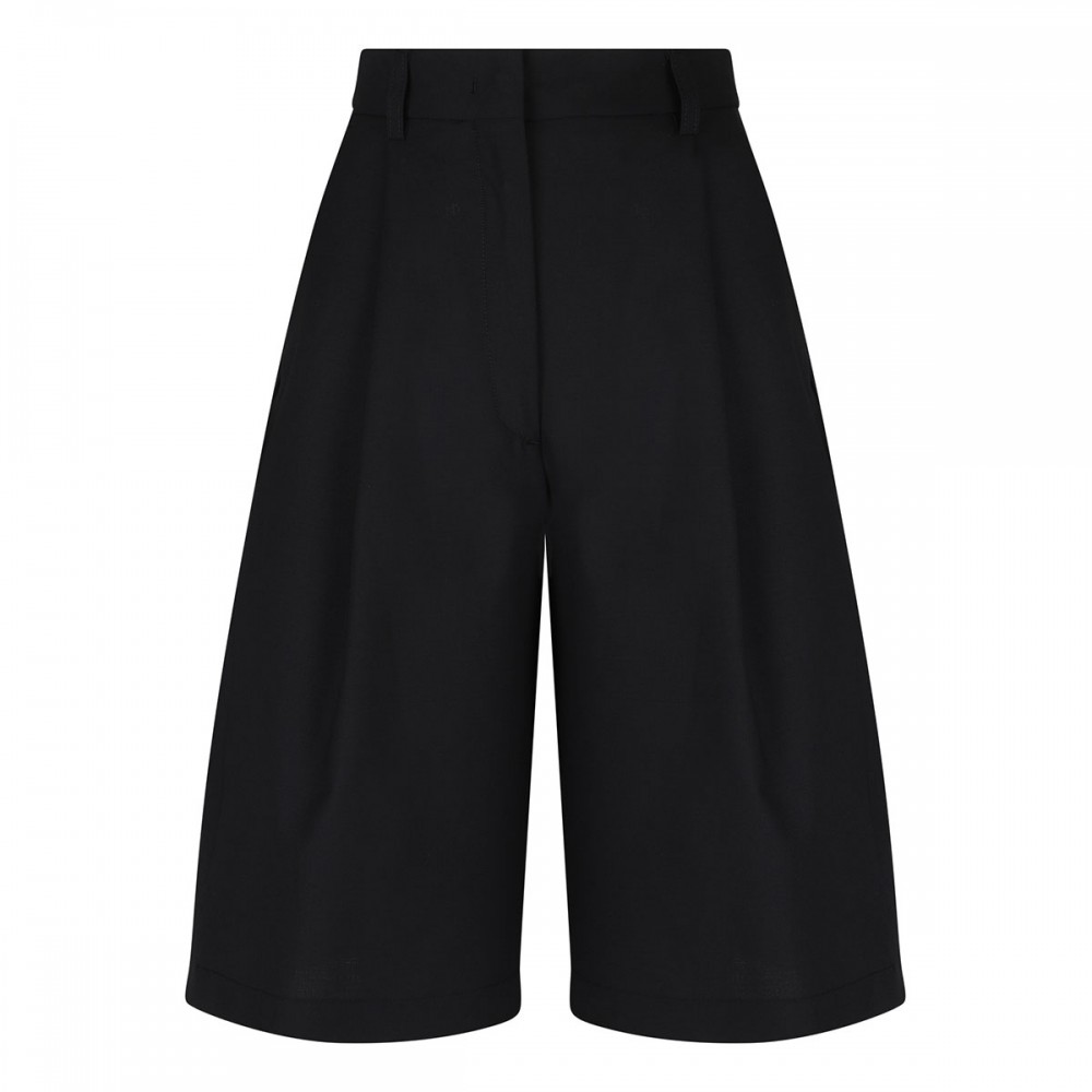 Brenda viscose blend bermuda pants