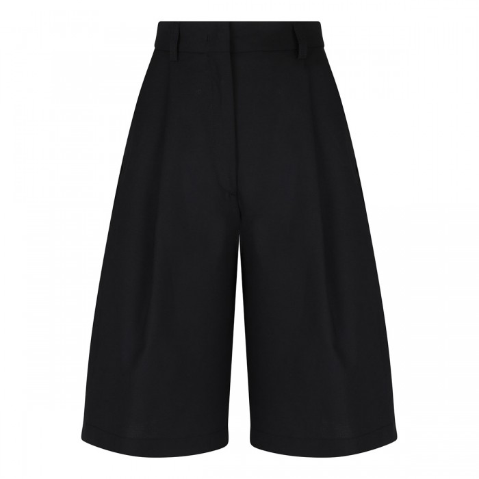 Brenda viscose blend bermuda pants