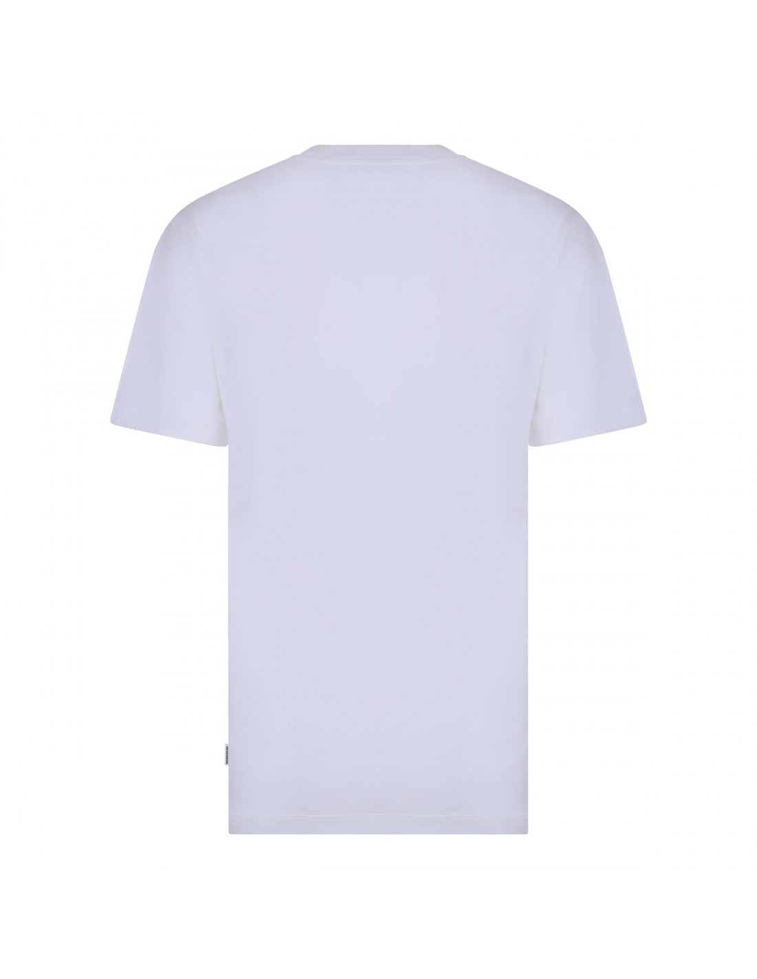 White cotton jersey T-shirt