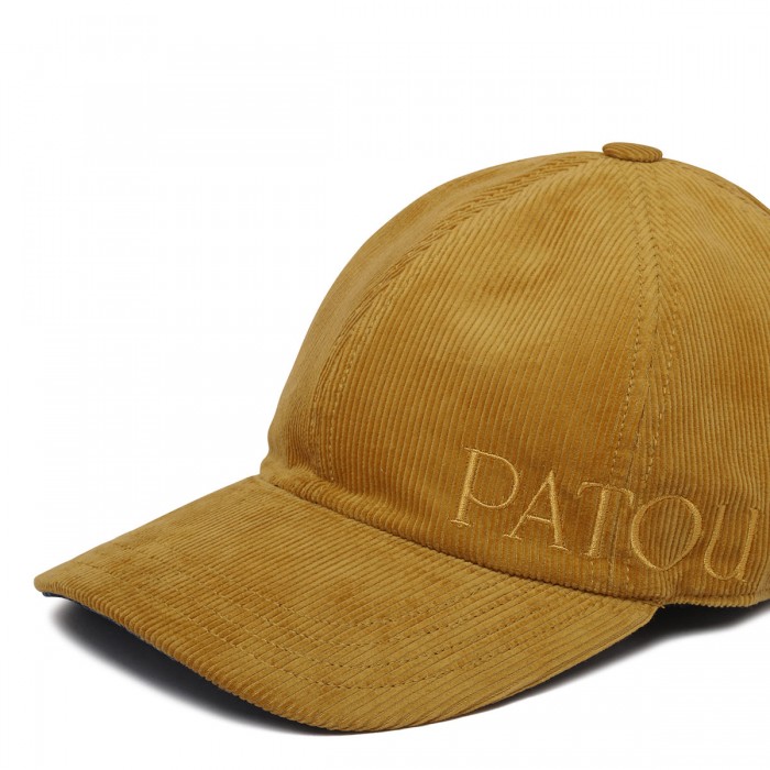 Gold baseball cap