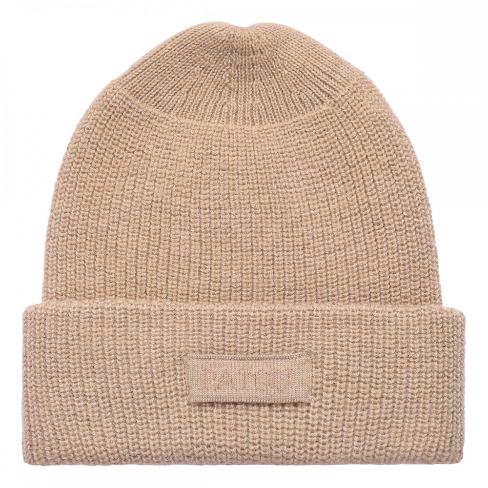 Logo-embroidered beanie