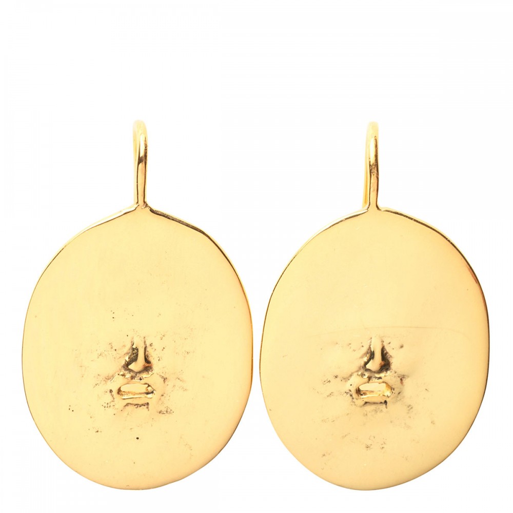 Brass earrings