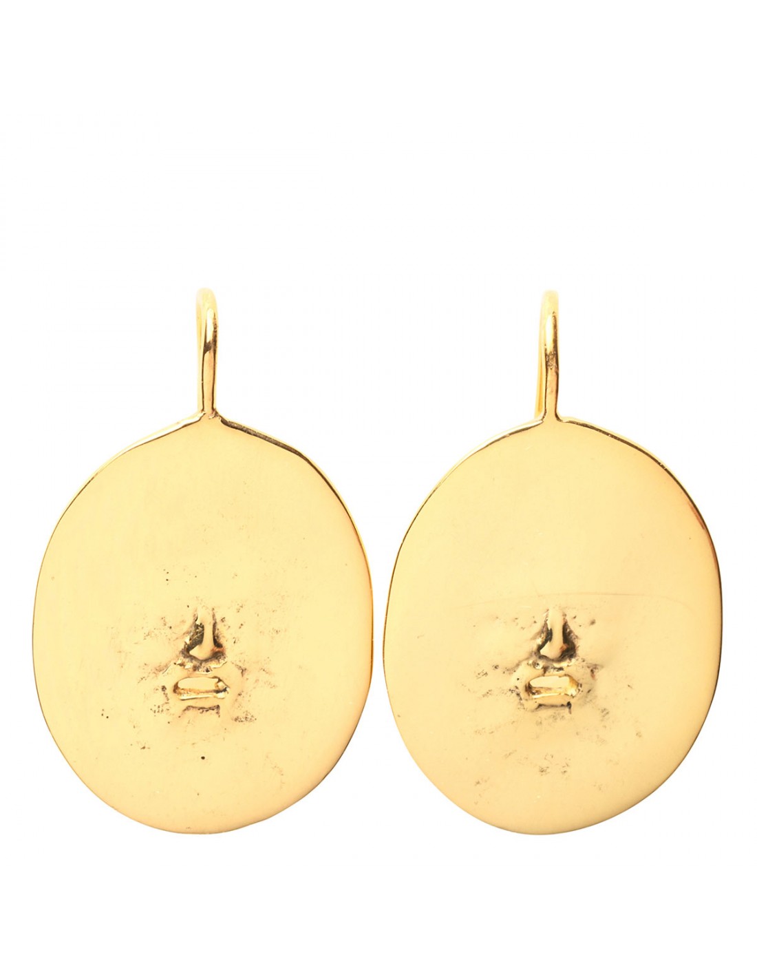 Brass earrings