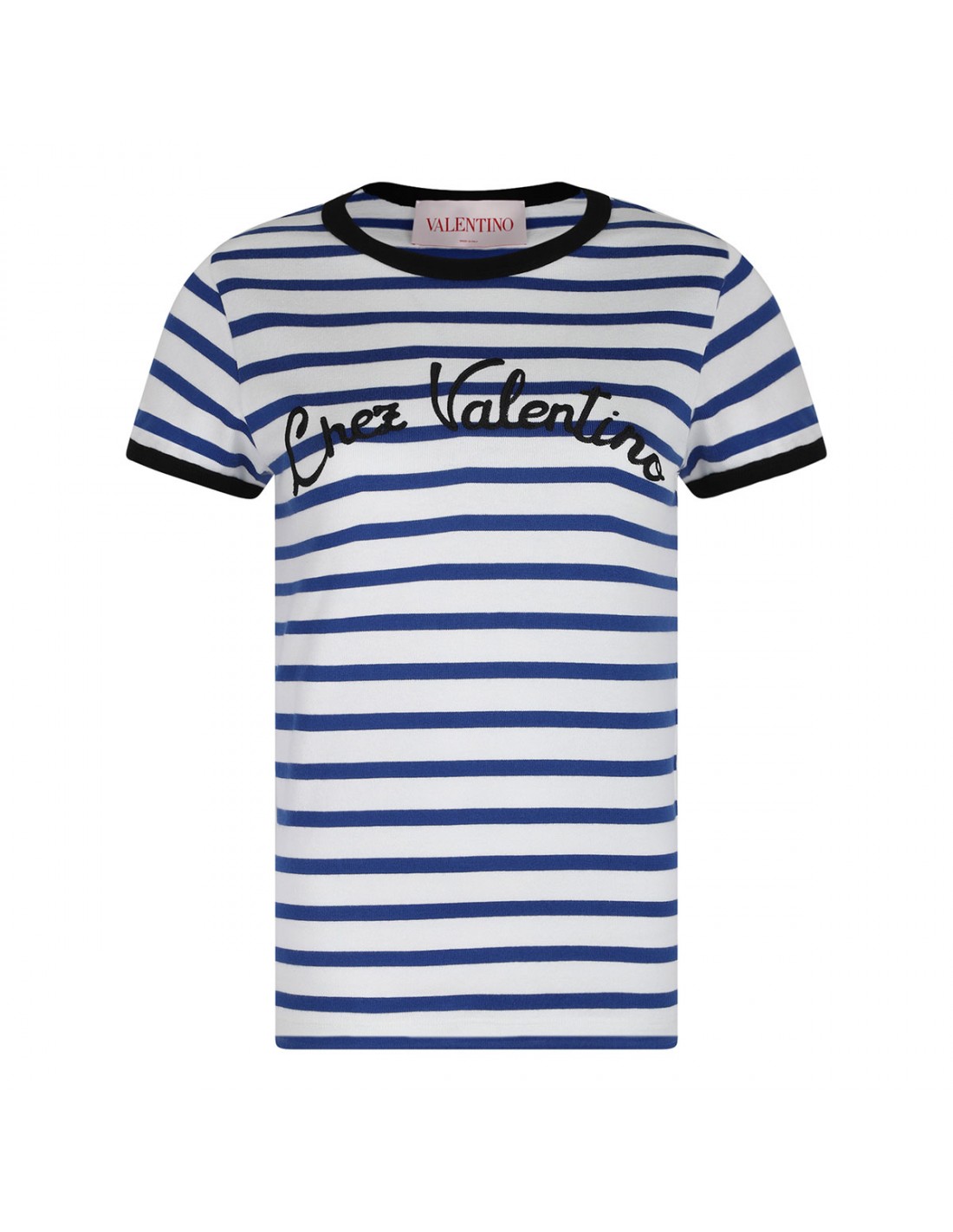 Striped cotton jersey T-shirt