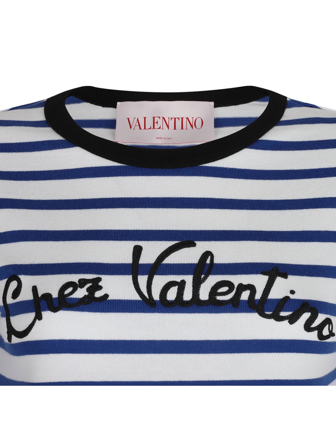 Striped cotton jersey T-shirt